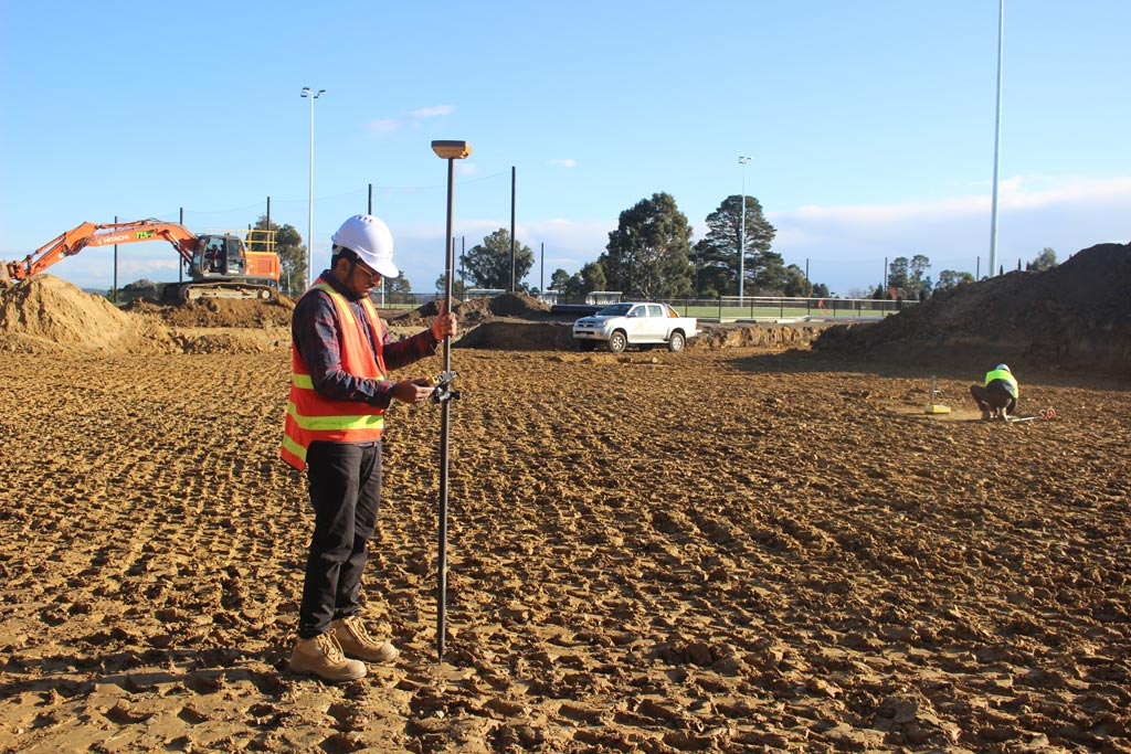 GNSS Network Rover in use